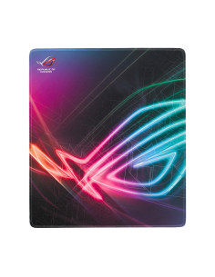 Голяма, вертикална геймърска подложка за мишка Asus ROG Strix Edge с оптимизирана за игри повърхност, пълноцветни зашити ръбо