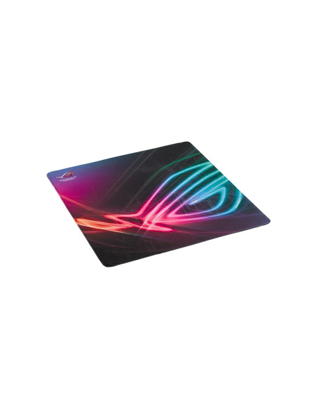 Голяма, вертикална геймърска подложка за мишка Asus ROG Strix Edge с оптимизирана за игри повърхност, пълноцветни зашити ръбо
