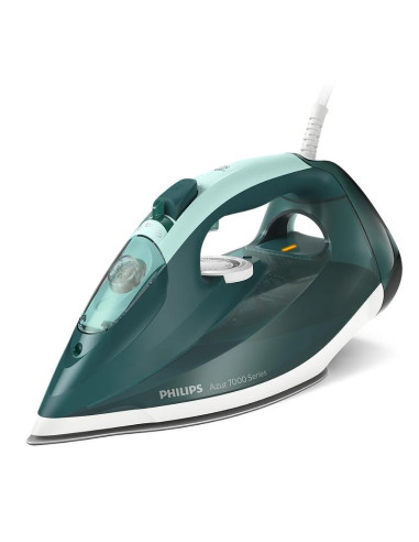 PHILIPS Парна ютия Series 7000 50g/min 250g парен удар 2800W SteamGlide Plus зелен