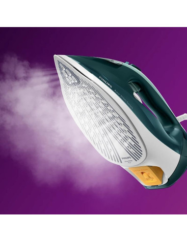 PHILIPS Парна ютия Series 7000 50g/min 250g парен удар 2800W SteamGlide Plus зелен