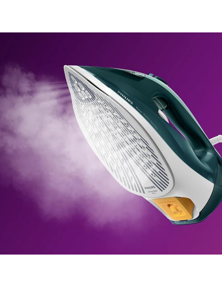 PHILIPS Парна ютия Series 7000 50g/min 250g парен удар 2800W SteamGlide Plus зелен
