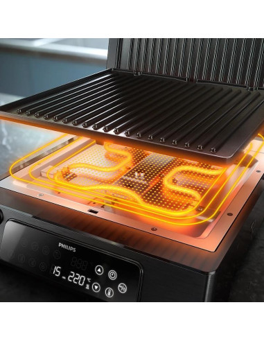 PHILIPS 7000 Series Contact Gril 8 ПРЕДВАРИТЕЛНО НАСТРОЙКИ ФУНКЦИИ