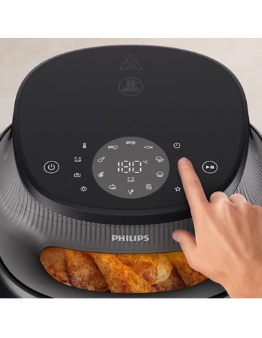 PHILIPS Airfryer Series 3000 7.2l Rapid Air Plus LED Dislpay черен