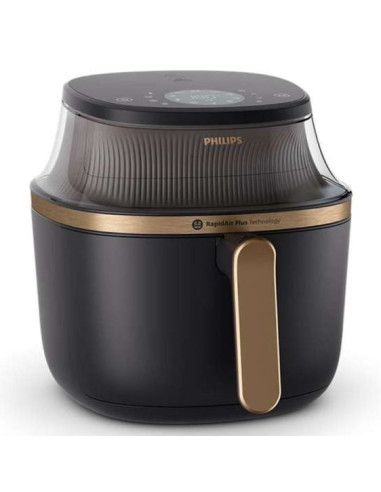 PHILIPS Airfryer Series 3000 6.2l Rapid Air Plus LED Dislpay черен