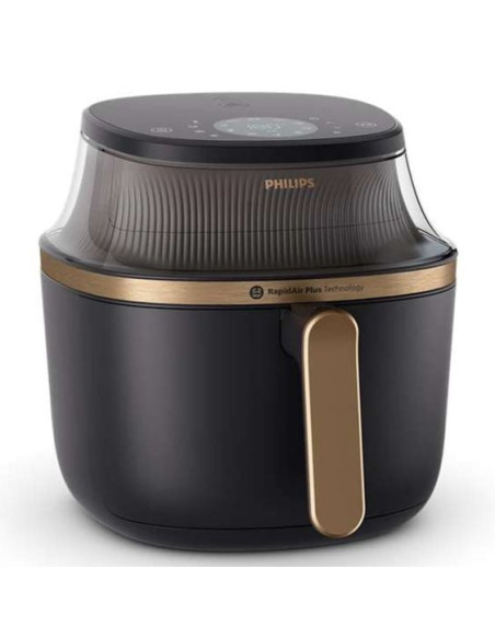 PHILIPS Airfryer Series 3000 6.2l Rapid Air Plus LED Dislpay черен