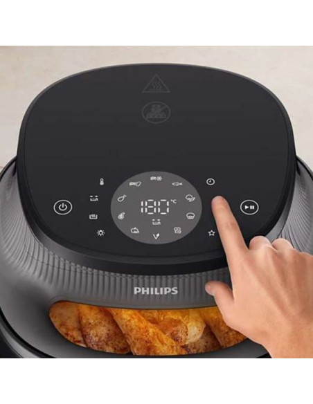 PHILIPS Airfryer Series 3000 6.2l Rapid Air Plus LED Dislpay черен