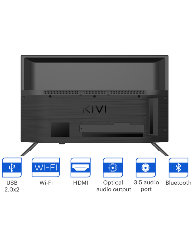 Смарт телевизор KIVI 32H750NB  HD Google Android 11  ЧЕРЕН