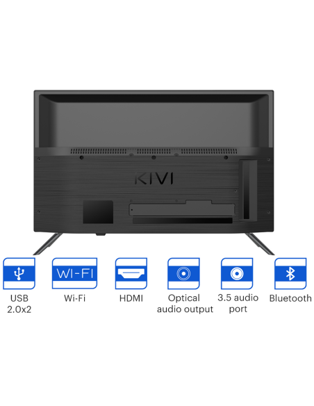 Смарт телевизор KIVI 32H750NB  HD Google Android 11  ЧЕРЕН
