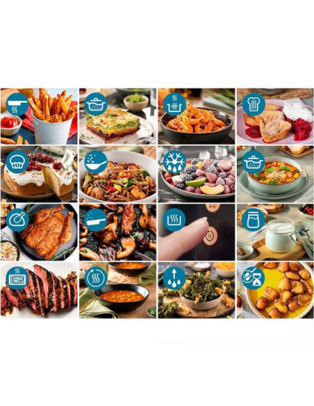 PHILIPS Airfryer Series 3000 6.2l Rapid Air Plus LED Dislpay черен