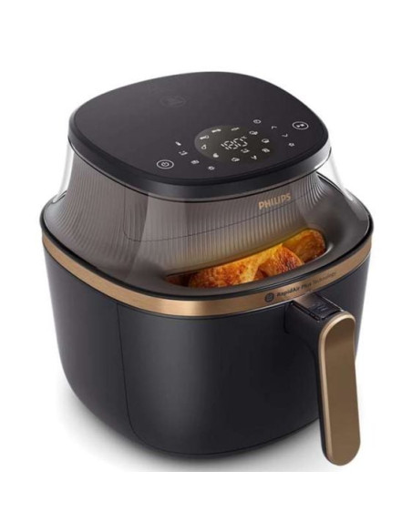 PHILIPS Airfryer Series 3000 6.2l Rapid Air Plus LED Dislpay черен