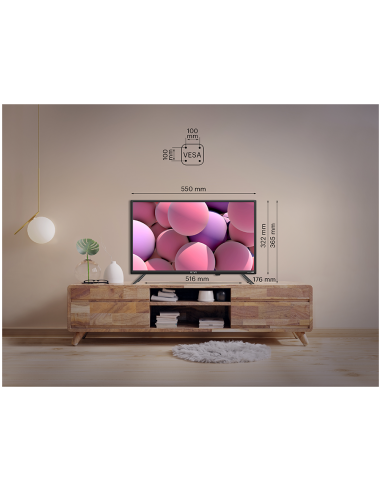 Смарт телевизор KIVI 32H750NB  HD Google Android 11  ЧЕРЕН