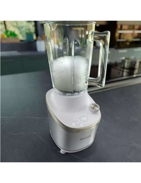 PHILIPS Високоскоростен блендер серия 7000 1500W ProBlend Ultra стъклена кана бял