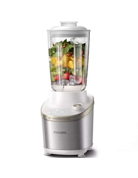 PHILIPS Високоскоростен блендер серия 7000 1500W ProBlend Ultra стъклена кана бял