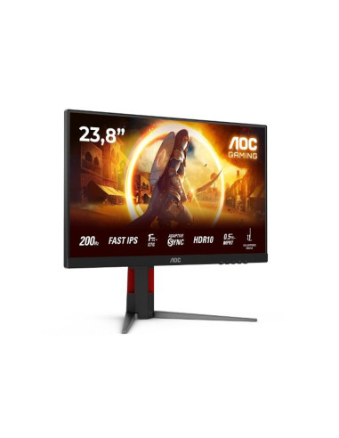 AOC 24G4HA, 23.8" IPS WLED, 1920x1080@200Hz, 1ms GtG, 0.5ms MPRT, 300cd m/2, 1000:1, 80M:1 DCR, Adaptive Sync, FlickerFree, L