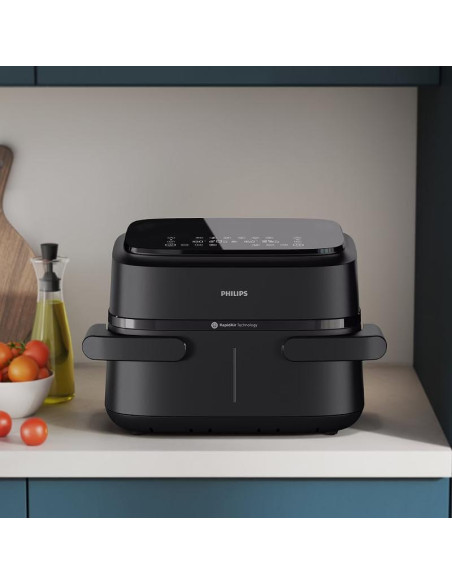 PHILIPS Airfryer Series 1000 7.1l Rapid Air LED Dislpay двойна кошница