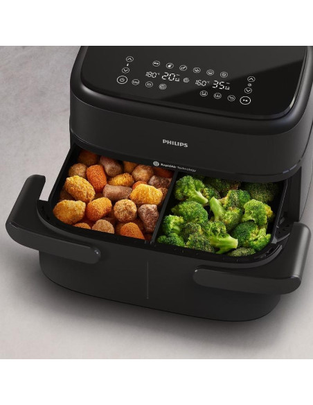 PHILIPS Airfryer Series 1000 7.1l Rapid Air LED Dislpay двойна кошница