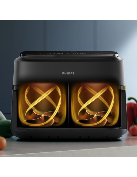 PHILIPS Airfryer Series 1000 7.1l Rapid Air LED Dislpay двойна кошница