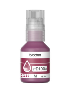 Бутилка с магента мастило Brother BT-D100M