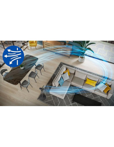 Стоящ вентилатор PHILIPS Series 1000 с минимален шум Накланящ се и осцилиращ