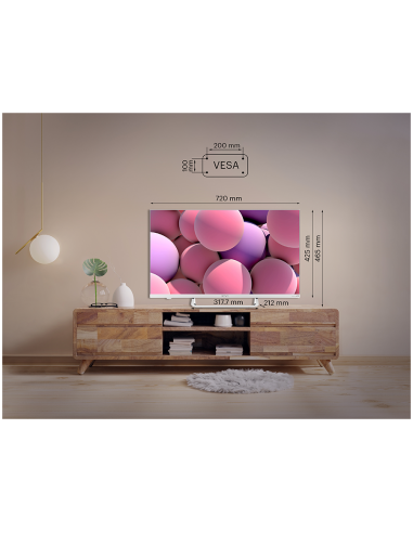 Смарт телевизор KIVI 32F750NW 32" FHD ANDROID TV 11 БЯЛ