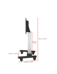 celexon Professional Plus display trolley Fixed-42100M 2