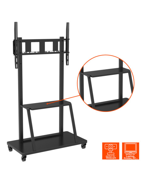 celexon Economy height adjustable display trolley Adjust-55110MP