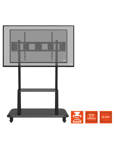celexon Professional height adjustable display trolley Adjust-55120MP