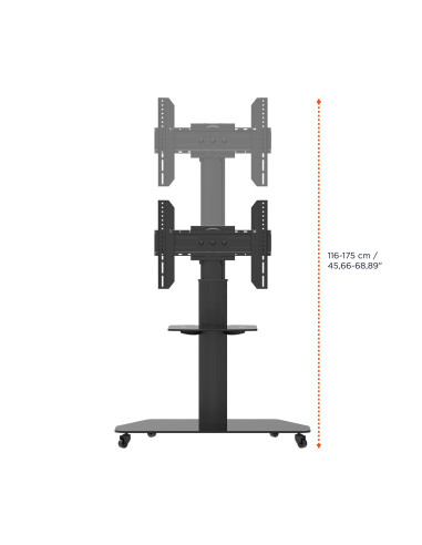 celexon Professional height adjustable display trolley Adjust-3770MP