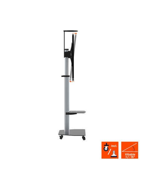 celexon Professional height adjustable display trolley Adjust-3270MP