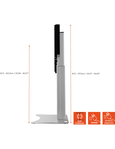 celexon Expert electric height-adjustable display stand Adjust-4275PS