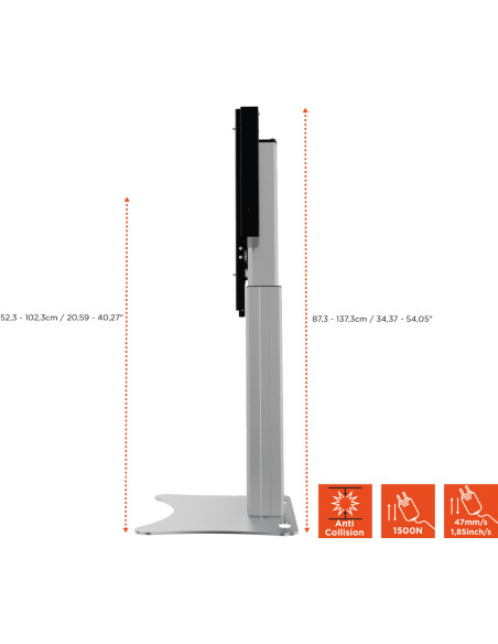 celexon Expert electric height-adjustable display stand Adjust-4275PS