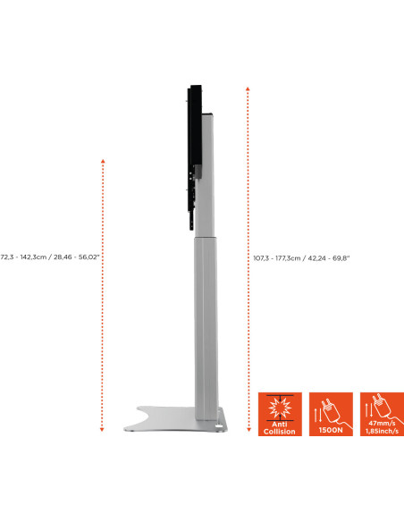 celexon Expert electric height-adjustable display stand Adjust-4286PS