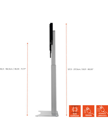 celexon Expert electric height-adjustable display stand Adjust-4286PS –