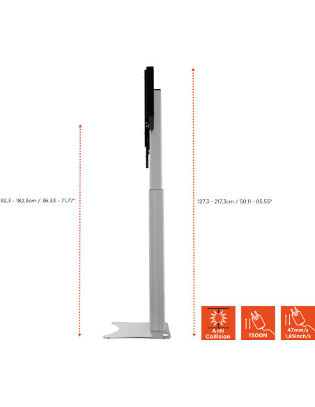 celexon Expert electric height-adjustable display stand Adjust-4286PS –