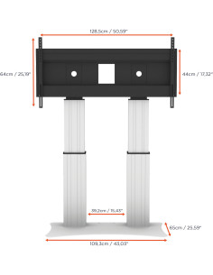 celexon Expert electric height-adjustable display stand Adjust-70120PS 2