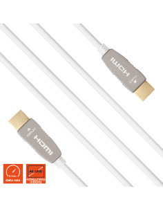 celexon UHD Optical Fibre HDMI 2.0b Active CableWhite 2