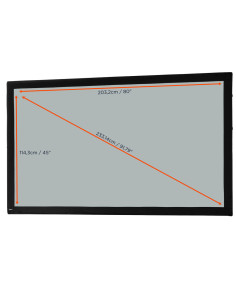 celexon Fabric for Folding Frame Mobile ExpertRear projection 2