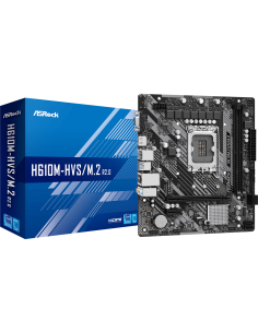 ASROCK MB Desktop H610M-HVS (S1700, 2x DDR4, 1x PCIe 4.0 x16, 1x PCIe 3.0 x1, 1x SSD Ultra M.2 PCIe, 4x SATA3 6.0Gb/s, 4x USB
