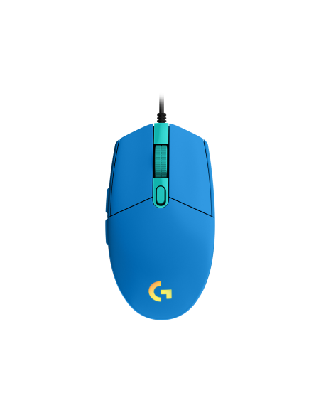 LOGITECH G102 LIGHTSYNC Corded Gaming Mouse - BLUE - USB - EER