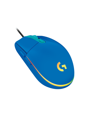 LOGITECH G102 LIGHTSYNC Corded Gaming Mouse - BLUE - USB - EER
