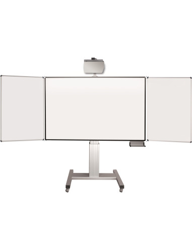 celexon Mobil Expert elektrisch höhenverstellbare Pylonentafel AdjustTOUCH - mit Flügeln