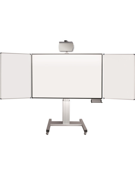 celexon Mobil Expert elektrisch höhenverstellbare Pylonentafel AdjustTOUCH - mit Flügeln