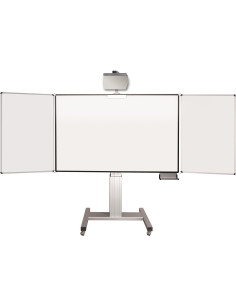 celexon Mobil Expert elektrisch höhenverstellbare Pylonentafel AdjustPEN mit Flügeln