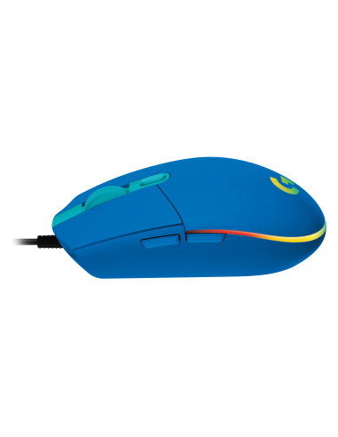 LOGITECH G102 LIGHTSYNC Corded Gaming Mouse - BLUE - USB - EER