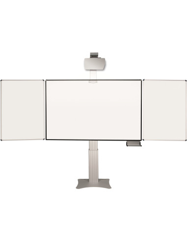 celexon Expert elektrisch höhenverstellbare Pylonentafel AdjustTOUCH - mit Flügeln