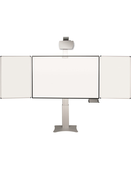 celexon Expert elektrisch höhenverstellbare Pylonentafel AdjustTOUCH - mit Flügeln