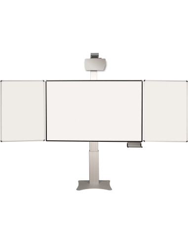 celexon Expert elektrisch höhenverstellbare Pylonentafel AdjustPEN mit Flügeln