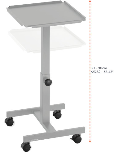 celexon projector table PT1010G - colour grey