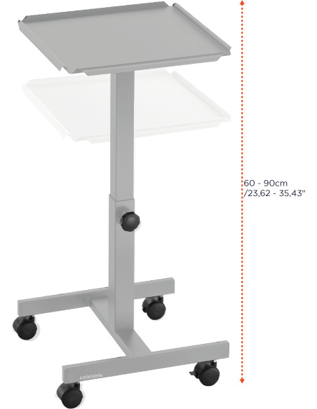 celexon projector table PT1010G - colour grey