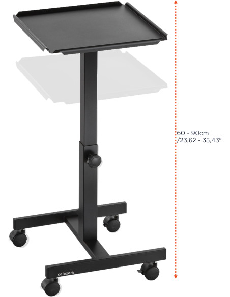 celexon projector table PT1010B - colour black